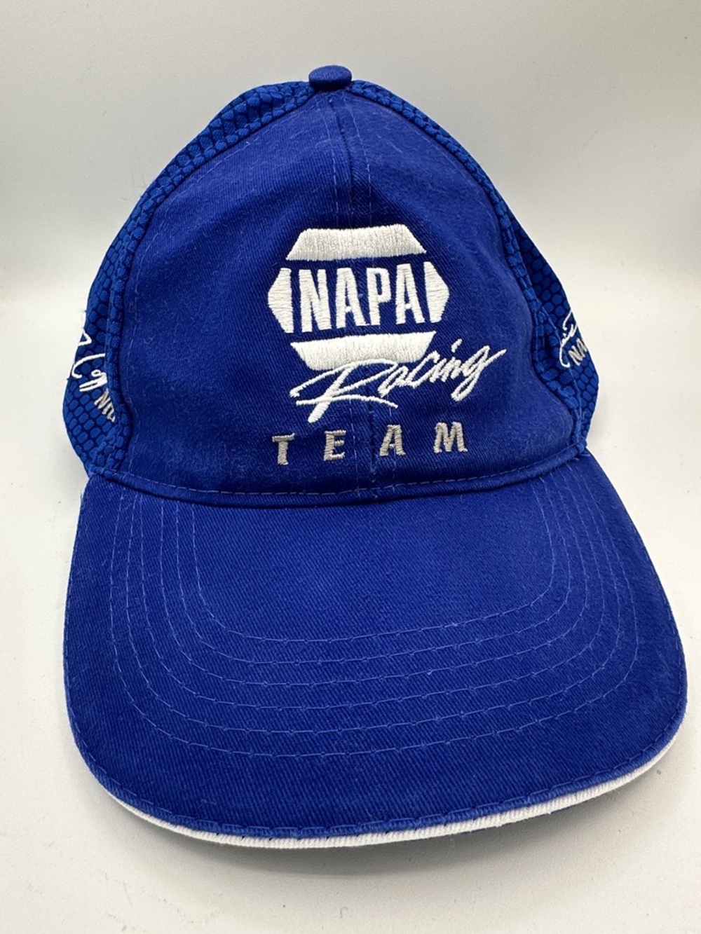 NAPA Racing Team blue and white adjustable cap/hat